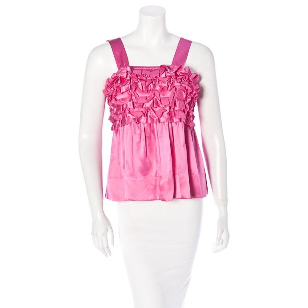 See by Chloe Silk Ruffled Cami